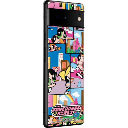 Cartoon Network Powerpuff Girls Patches Google Pixel 6 Pro Skin